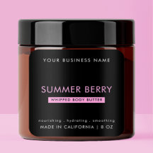 Modernes Black & Pink Elegantes Skincare Jar-Produ