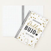 Modernes Black Script Wedding Bullet Journal BUJO Notizblock (Innen)