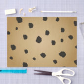 Modernes Black Spot Goldenrod Gold Beige Tan Party Seidenpapier (Handwerk)