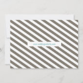 Modernes Black Tab Stilvolles Chic Foto Save the D Date (Rückseite)