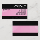 Modernes - Blasen-Wolke blaß - Rosa Visitenkarte (Vorne/Hinten)