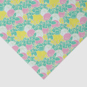 modernes Blatt-, Knochen- und Blume-Musterpapier Seidenpapier (Ausschnitt)