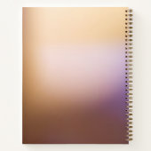 Modernes Blätter-Notebook Notizblock (Rückseite)