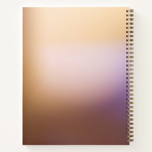 Modernes Blätter-Notebook Notizblock (Rückseite)