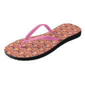 Modernes Blattmuster Badesandalen (Schrägansicht)