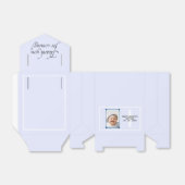 Modernes Blau DANKE IHNEN FÜR IHRE Taufe Geschenkschachtel (Ungefaltet)