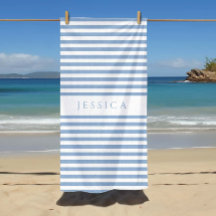Modernes, blau gestreiftes Muster
