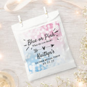Modernes Blau oder Rosa? Party Geschenktütchen (Ausgeschnitten)