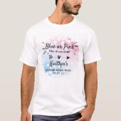 Modernes Blau oder Rosa? Party T-Shirt (Vorderseite)