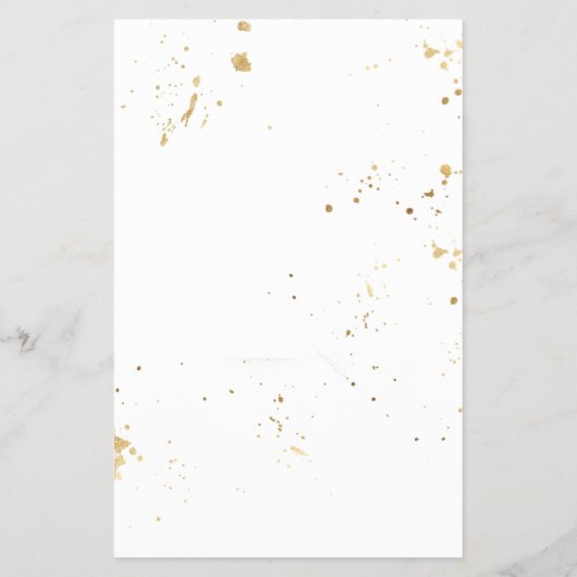 Modernes Blau Pink Gold Flyer (Hinten)