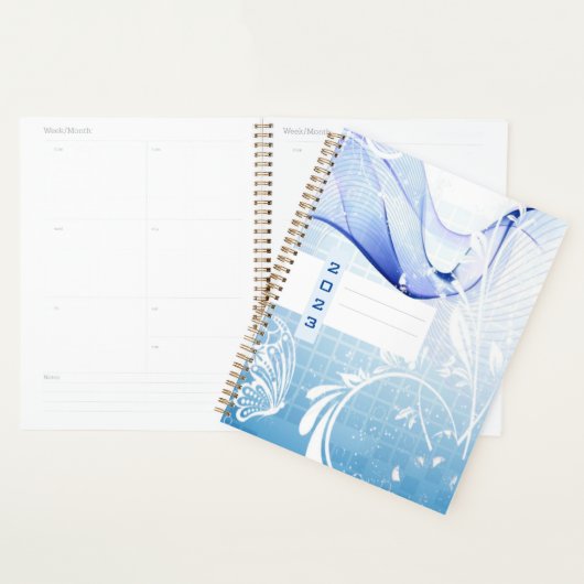 Modernes Blau Planer (Anzeige)