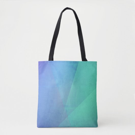 Modernes blaues Aqua und türkisfarbene geometrisch Tasche