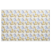 Modernes blaues Gold des Mittelalters Stoff (Yard (91,4 cm))