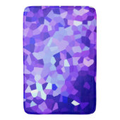 Modernes blaues und lila beflecktes badematte (Vorderseite Vertikal)