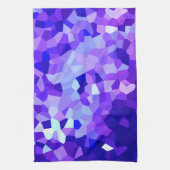 Modernes blaues und lila beflecktes geschirrtuch (Vertikal)