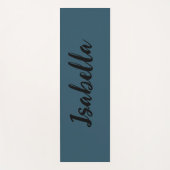 Modernes, blaues und schwarzes, sauberes Aussehen Yogamatte (Vorderseite)