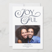 Modernes blaues Weihnachtsfest Weihnachten Weihnac (Vorderseite)