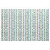 Modernes blaugrünes Blumenmuster Stoff (Yard (91,4 cm))