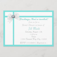 Modernes Bling & Bow Chic Brautparty Party