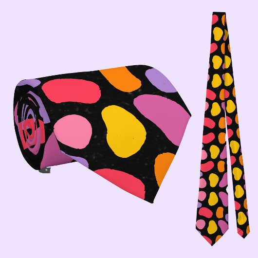 Modernes Blob Swatch Muster Krawatte