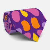 Modernes Blob Swatch Muster Krawatte (Gerollt)