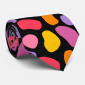 Modernes Blob Swatch Muster Krawatte (Gerollt)