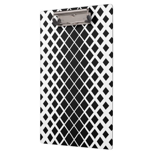 Modernes Blockmuster mit schwarzer Auflösung Klemmbrett (Links)