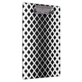Modernes Blockmuster mit schwarzer Auflösung Klemmbrett (Rechts)