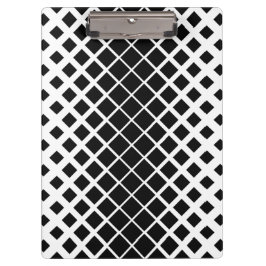 Modernes Blockmuster mit schwarzer Auflösung Klemmbrett