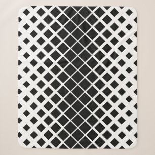 Modernes Blockmuster mit schwarzer Auflösung Sherpadecke