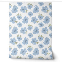 Modernes Blooms Dusty Blue Kinderzimmer Kids Room