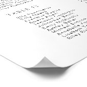 Modernes Blue Bar Mitzvah Seekartenposter Poster (Ecke)