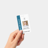 Modernes Blue-ID-Abzeichen Ausweis (Handheld)