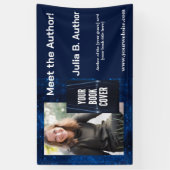 Modernes Blue Sci Fi Author Book Signing Banner (Vertikal)