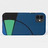 Modernes Bluemore Case-Mate iPhone Hülle (Rückseite (Horizontal))