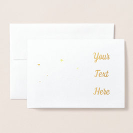 Modernes, blühendes Abstrakt Folienkarte