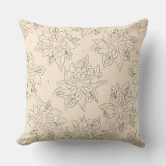 Modernes Blume Kissen Kissen C