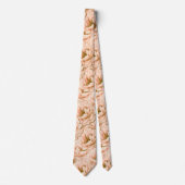 Modernes Blume-Muster für Wasserfarben Krawatte (Vorderseite)
