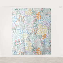 Modernes Blumenbaby in Bloom Baby Dusche Wandteppich