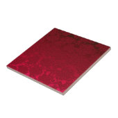 Modernes Blumendekor Rotes Girlanmuster Fliese (Seite)