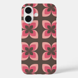 Modernes Blumendesign iPhone 16 Hülle