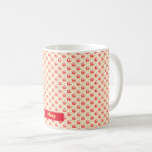 Modernes Blumendesign Kaffeetasse (VorderseiteRechts)