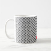 Modernes Blumendesign Kaffeetasse (Links)