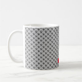Modernes Blumendesign Kaffeetasse