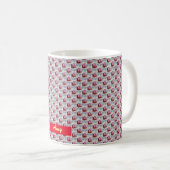 Modernes Blumendesign Kaffeetasse (VorderseiteRechts)