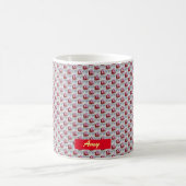 Modernes Blumendesign Kaffeetasse (Mittel)