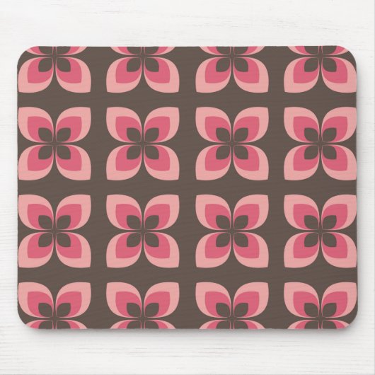 Modernes Blumendesign Mousepad (Vorne)