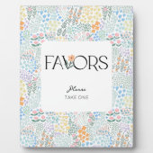 Modernes, blumenfarbenes Baby in der Blütendusche Fotoplatte (Vorderseite)