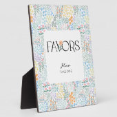 Modernes, blumenfarbenes Baby in der Blütendusche Fotoplatte (Seite)