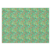 Modernes, blumenfarbenes Paisley Tischdecke (Vorderseite (Horizontal))